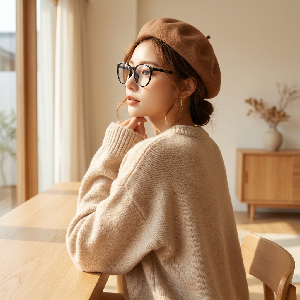 レディースブルーライトカットメガネ